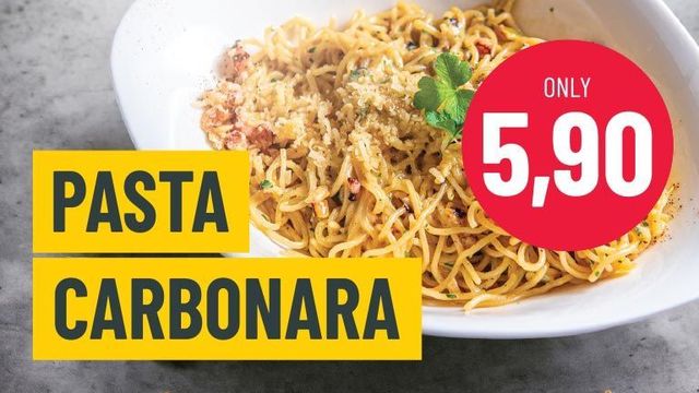 Pasta Carbonara offer