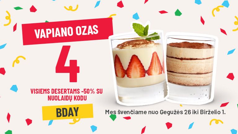 Vapiano Ozas 4!