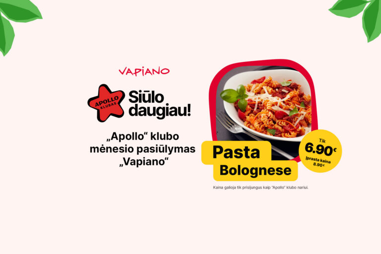 Apollo klubo pasiūlymas