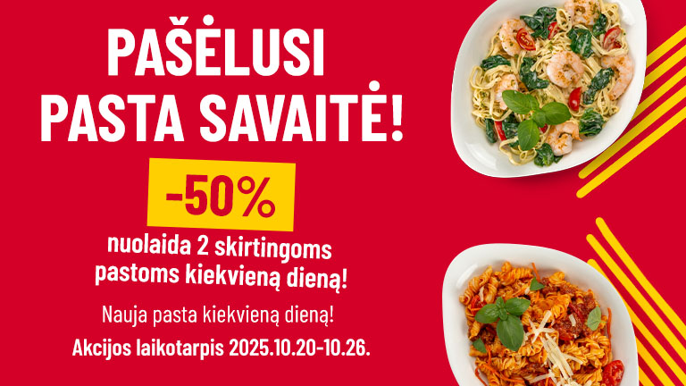 Pašėlusios Pasta dienos!