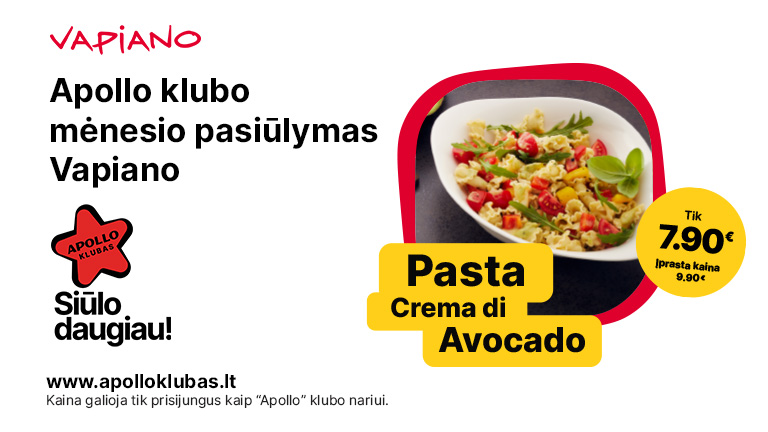 Apollo mėnesio pasiūlymas